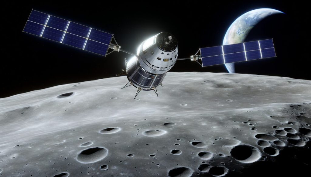 Artemis-II-Moon-Orbit Illustration